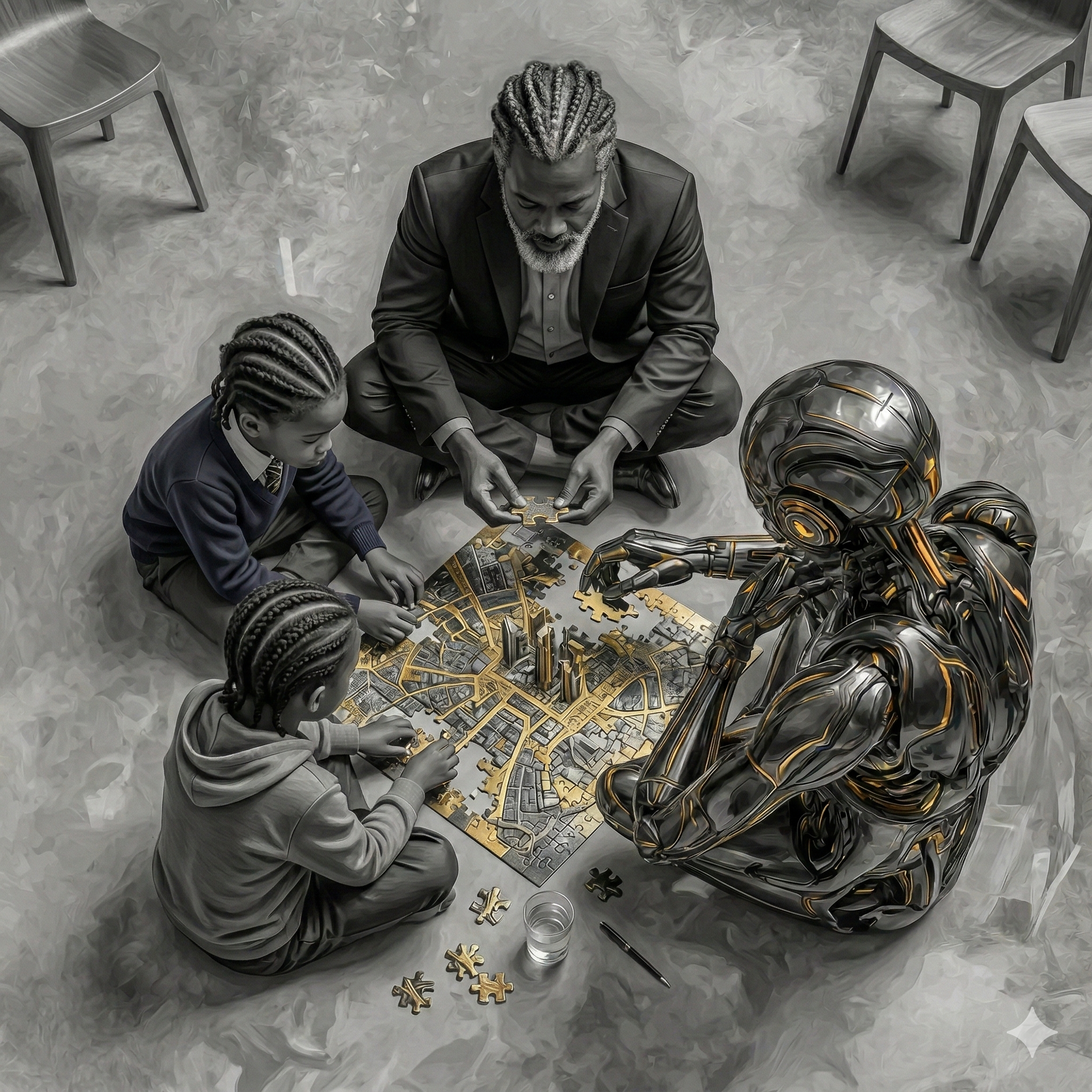 Family and AI working together to support young people in care